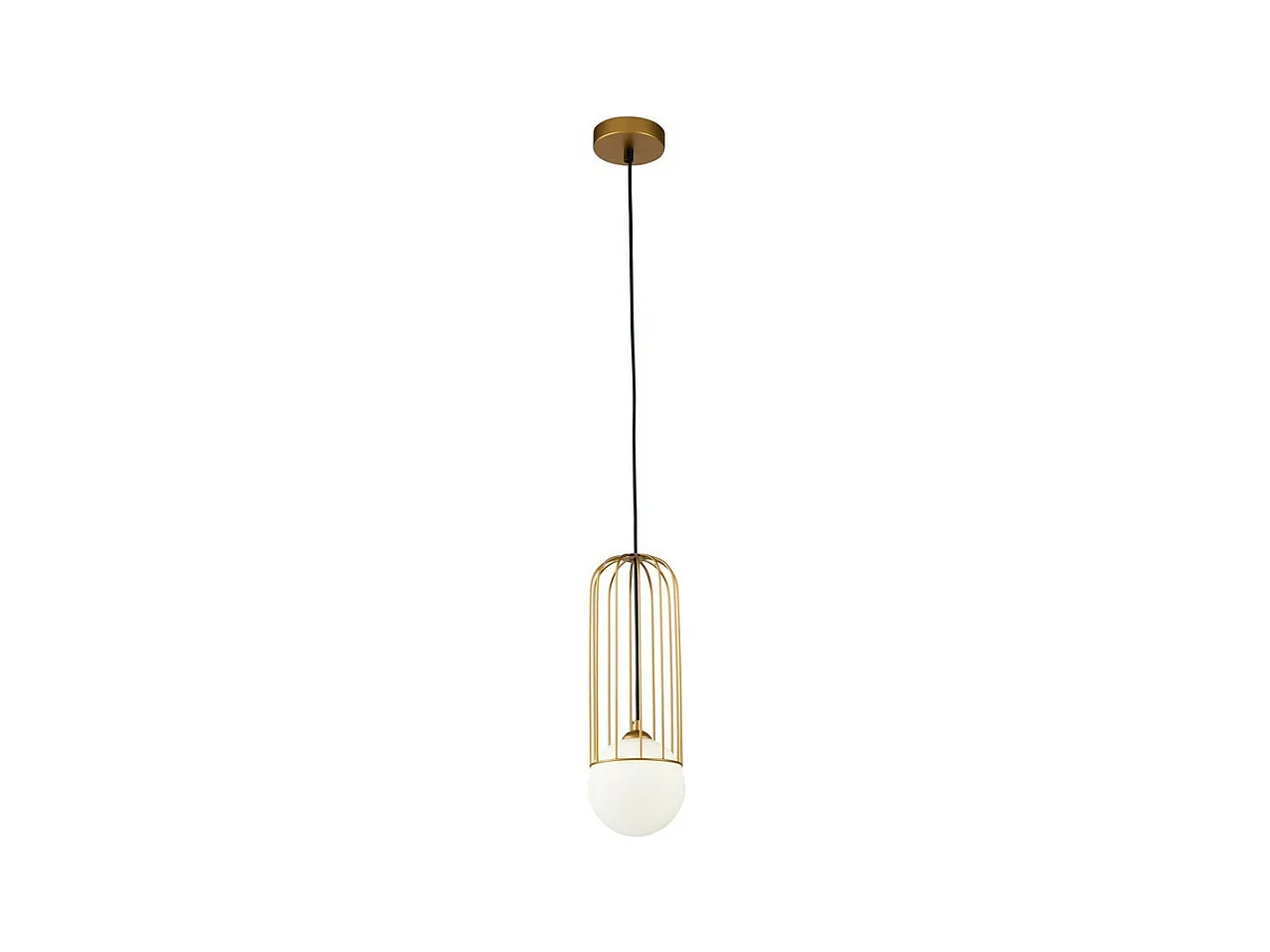 Telford Plafonnier Cage doré, 1 lumière, G9