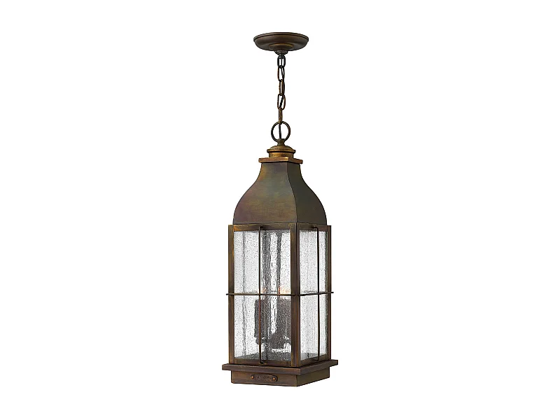 Elstead Hinkley Bingham Kedjelåda Hänglykta 3x E14 Ljus Sienna