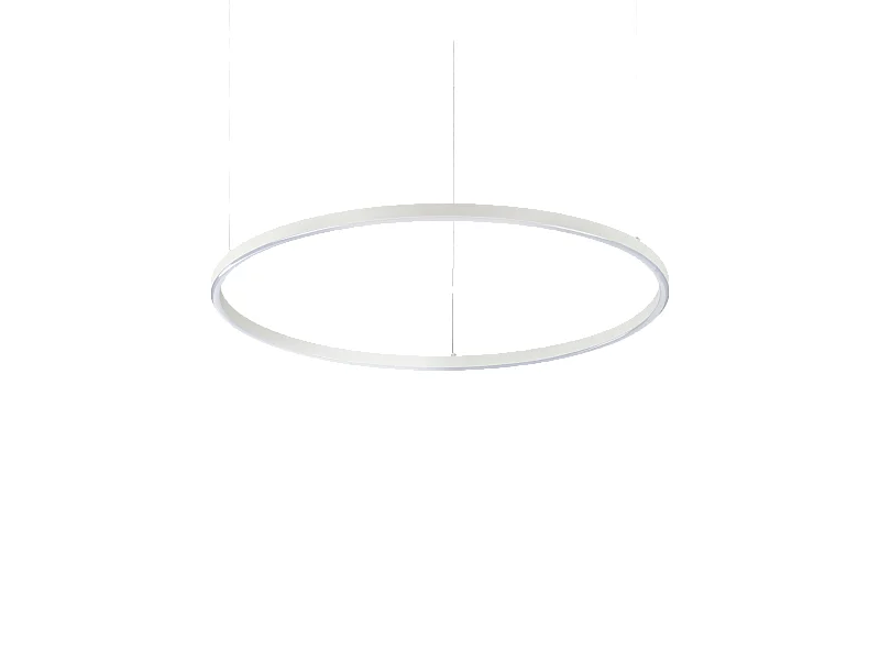 Ideal Lux ORACLE SLIM 70cm dimmbare runde integrierte LED-Deckenleuchte 4000K weiß