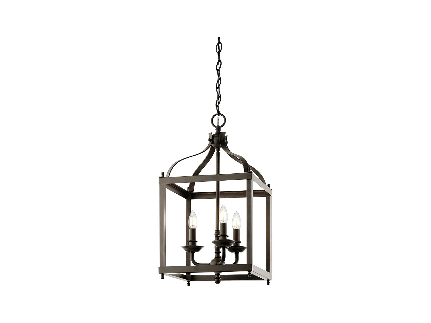 Elstead Larkin - 3 licht Medium Deckenanhänger Olde Bronze, E14