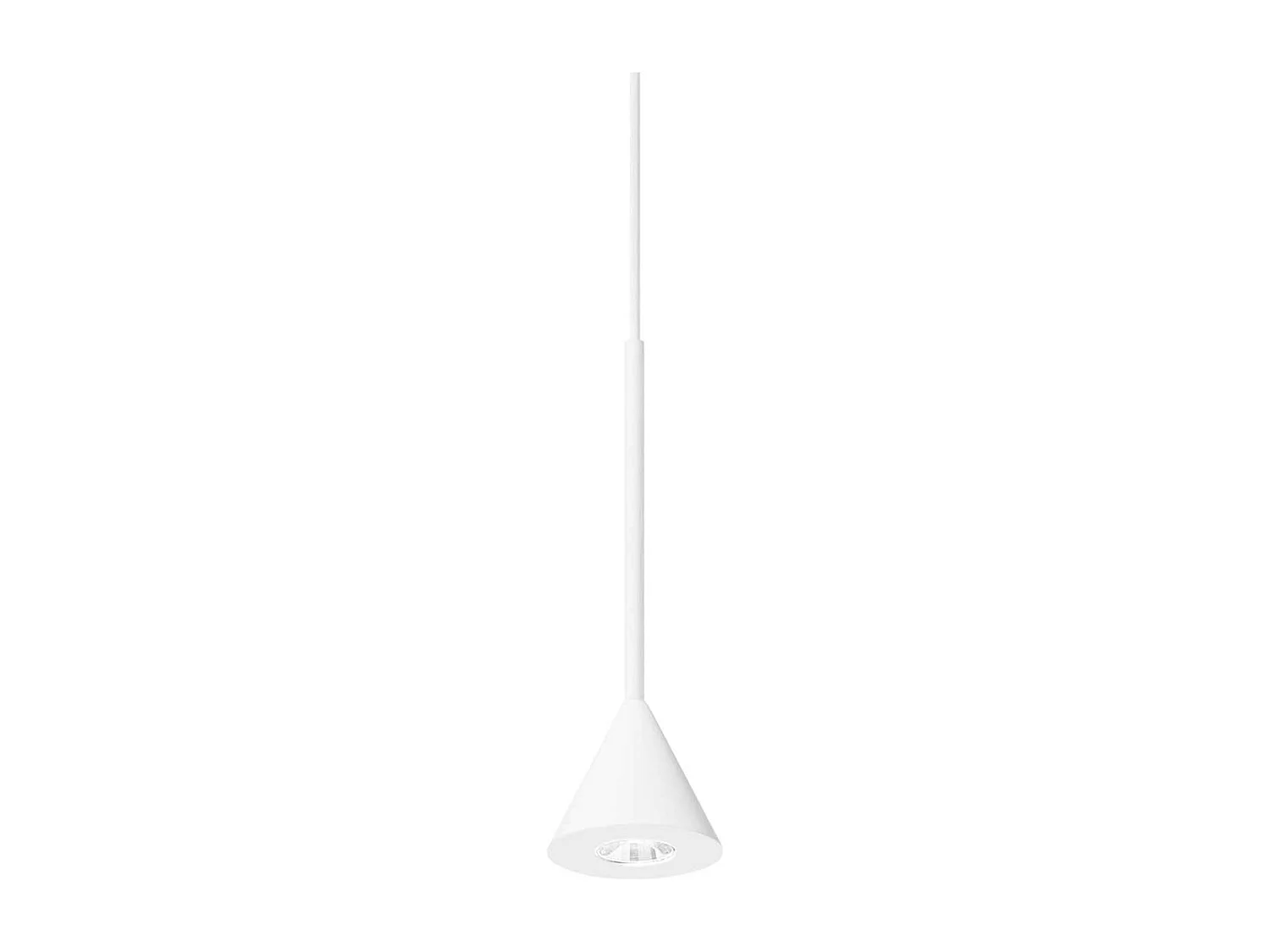 Ideal Lux ARCHIMEDE Plafoniera LED Integrata a Sospensione Cono Bianca 250Lm 3000K