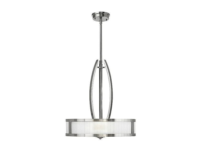 Elstead Meridian 3 ljus takhänge Borstad nickel, E27