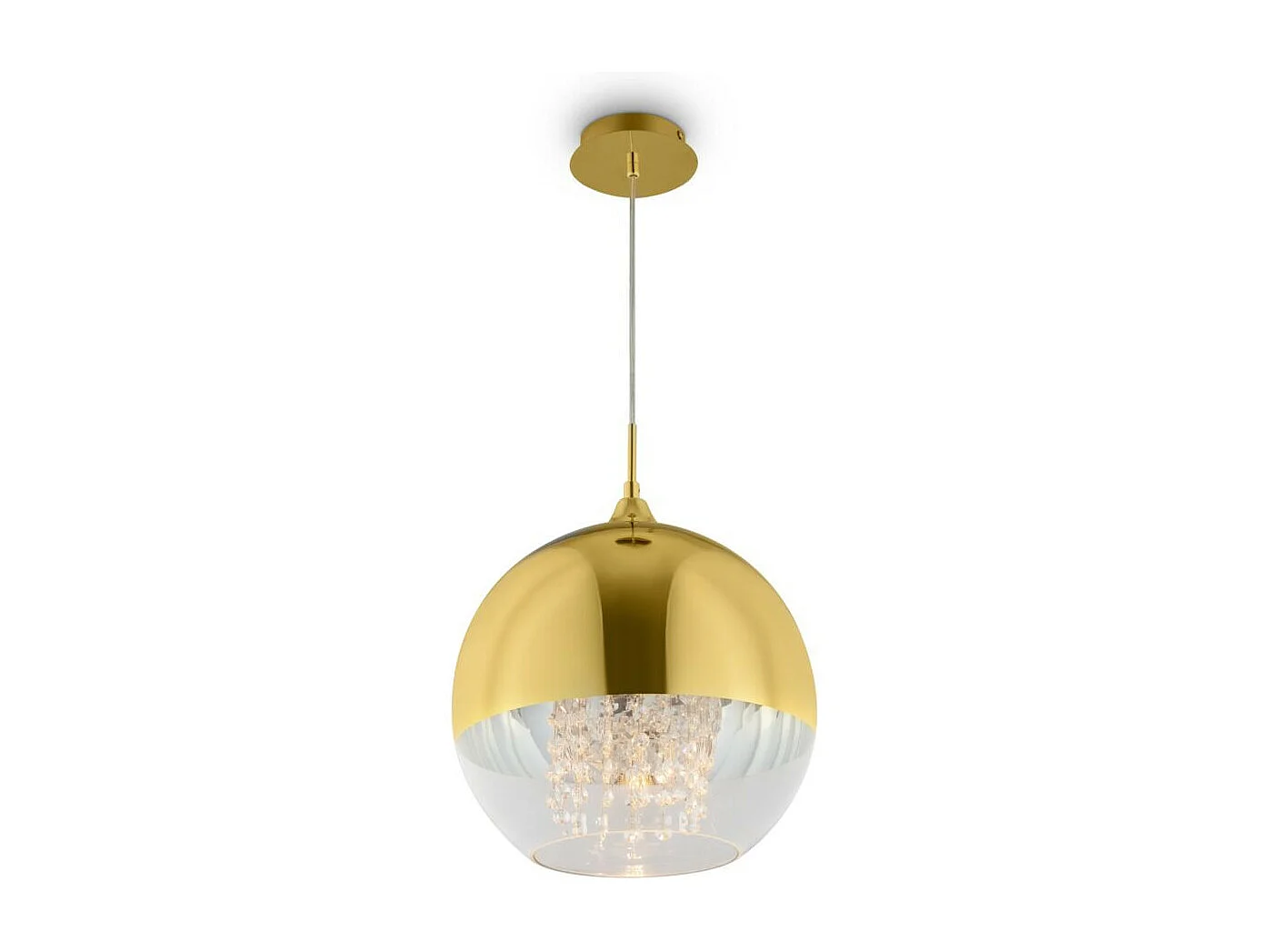 Maytoni Fermi Moderne Fermi Gold Dome Pendelleuchte