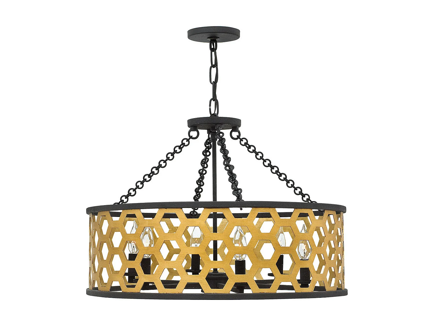 Elstead Felix - 6 Lichtdeckenanhänger Gold, E14