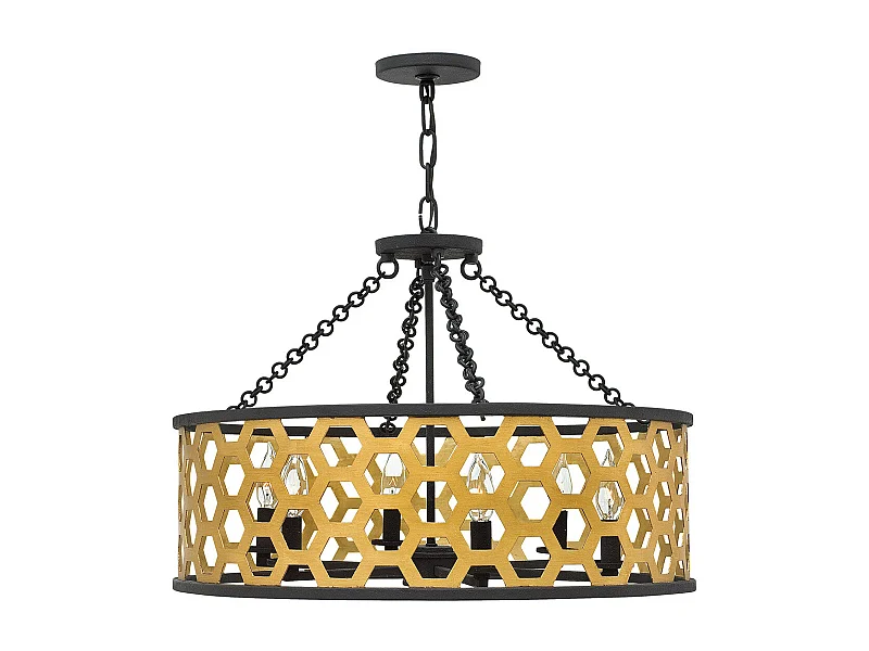 Elstead Felix - 6 Lichtdeckenanhänger Gold, E14