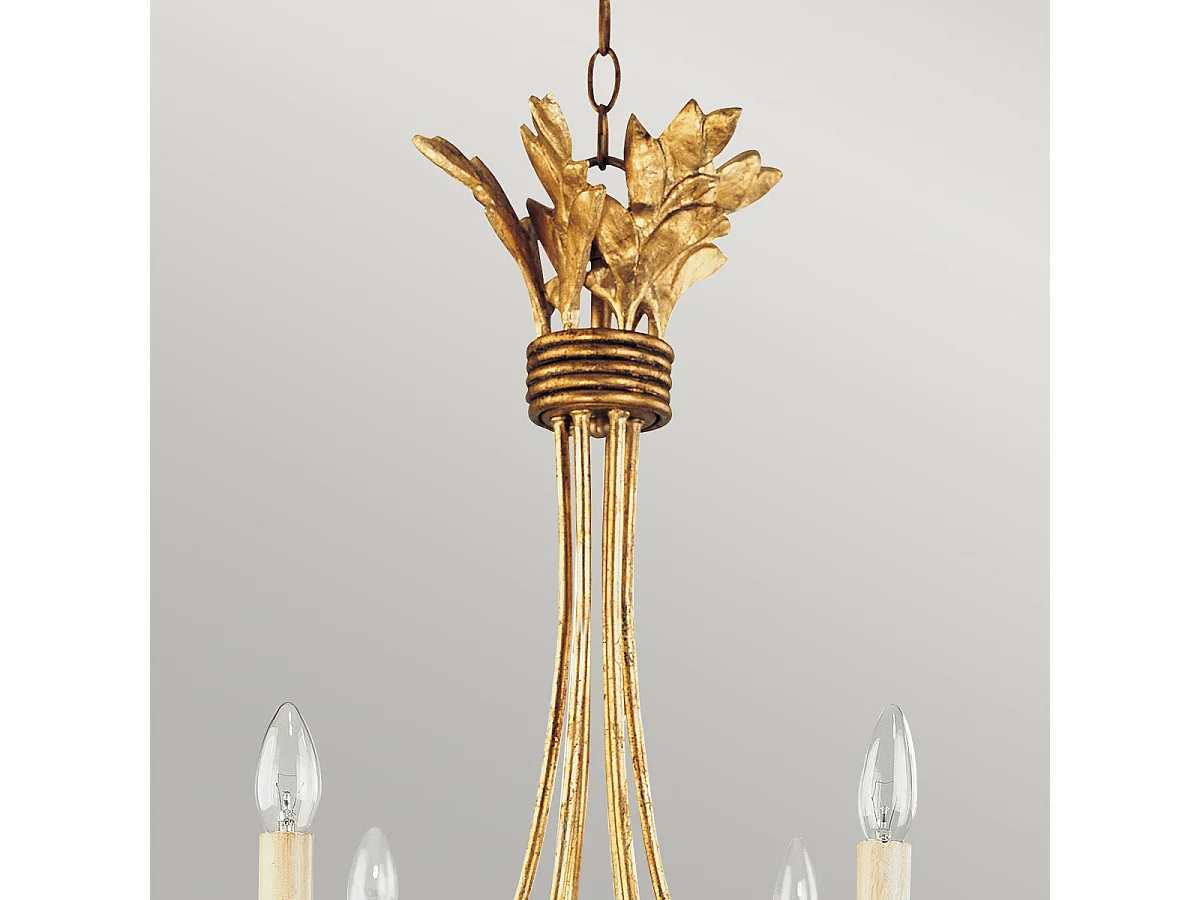 Elstead Sweet Olive - 6 licht Kronleuchter Gold Finish, E14