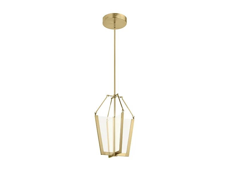 Elstead Kichler Calters Integrierte LED-Pendel-Deckenleuchte Champagnergold, 3000K