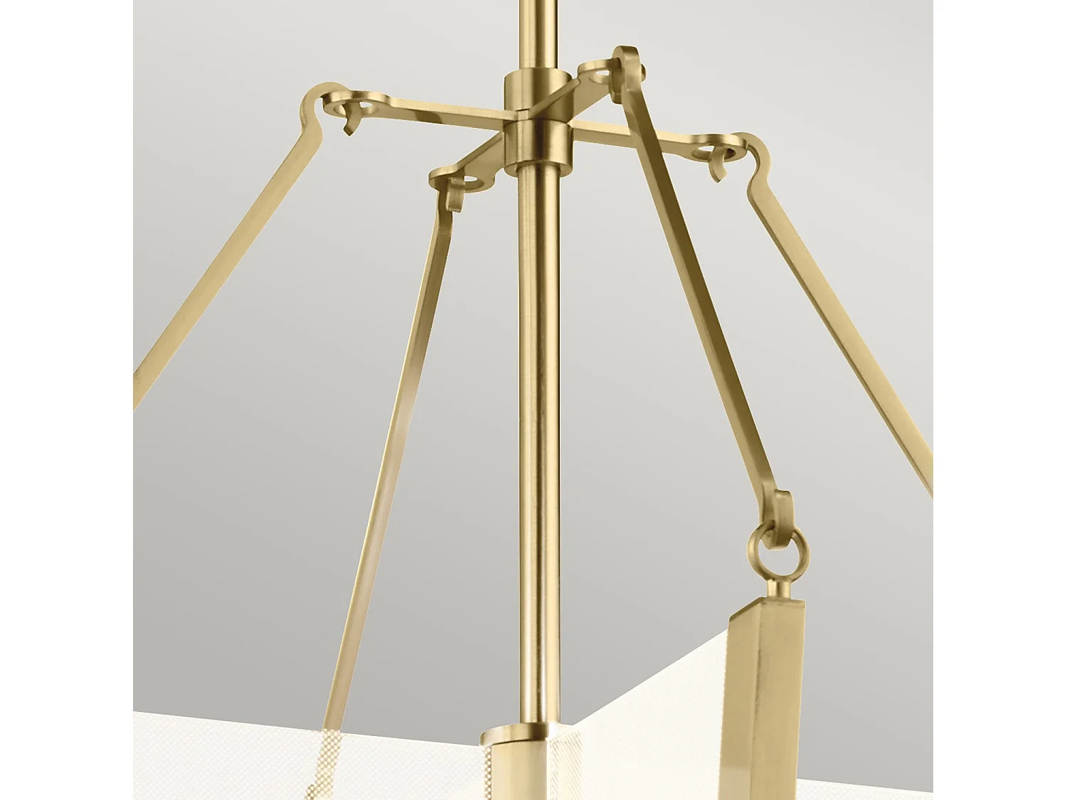 Elstead Kichler Calters Integrierte LED-Pendel-Deckenleuchte Champagnergold, 3000K