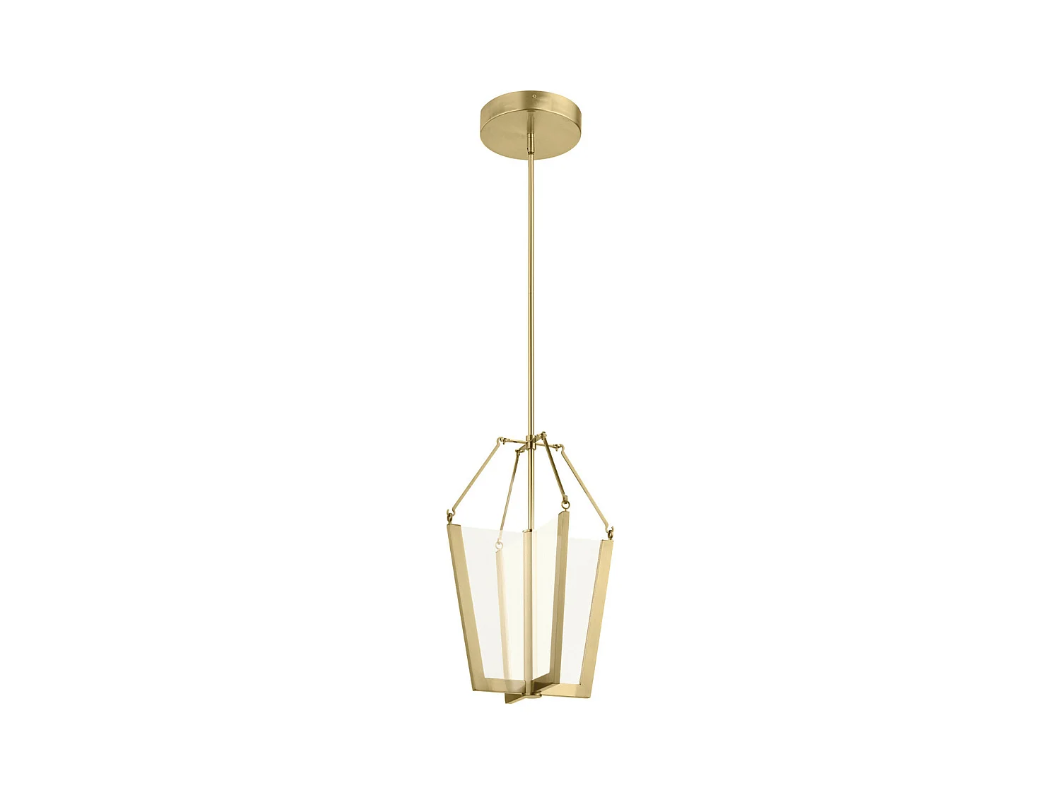 Elstead Kichler Calters Plafonnier LED intégré Champagne Gold, 3000K