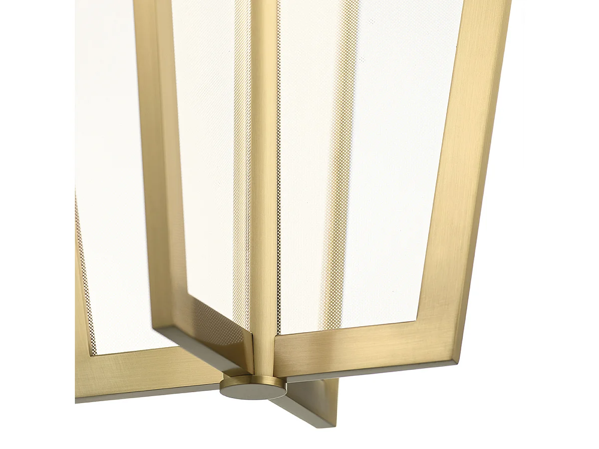 Elstead Kichler Calters Integrierte LED-Pendel-Deckenleuchte Champagnergold, 3000K