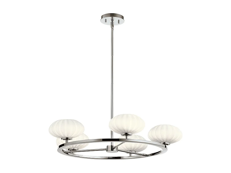 Elstead Kichler Pim Globe Pendel-Deckenleuchte Chrom poliert, 3000K, IP44