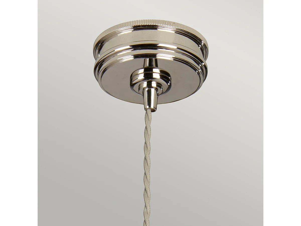 Elstead Douille 1 ljus takhänge polerad nickel, E27