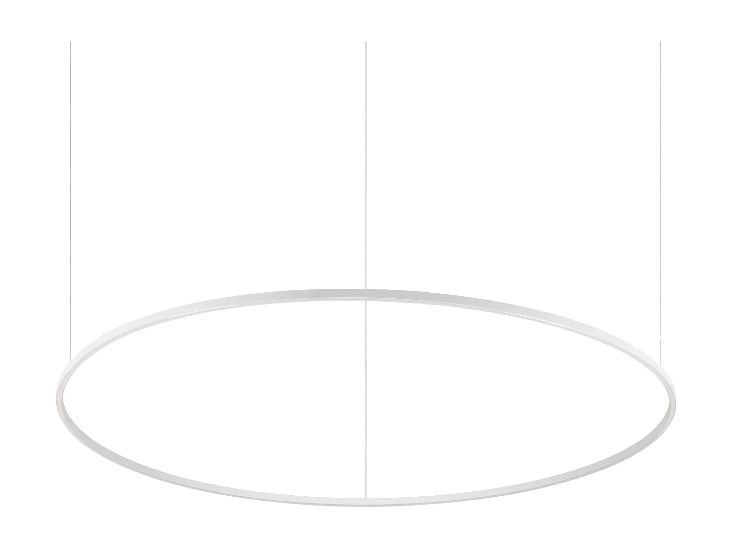 Ideal Lux ORACLE SLIM 150cm Non Dim 2700K Rotondo LED Integrato Lampada da Soffitto Bianco