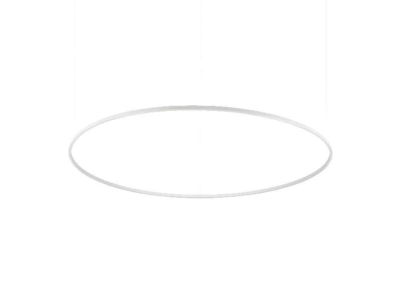 Ideal Lux ORACLE SLIM 150cm Non Dim 2700K Rotondo LED Integrato Lampada da Soffitto Bianco