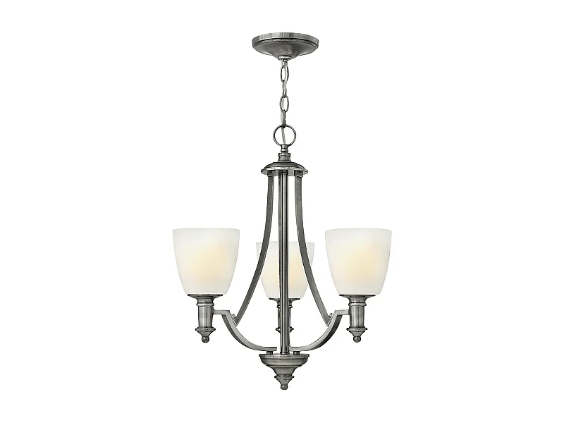 Elstead Truman - Multi Arm Kronleuchter 3 licht Antik Nickel Finish, E27