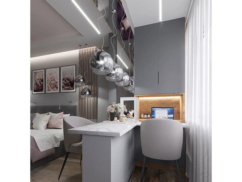 Fermi Lámpara Colgante de Techo Dome Níquel y Cristal, 1 Luz, E27