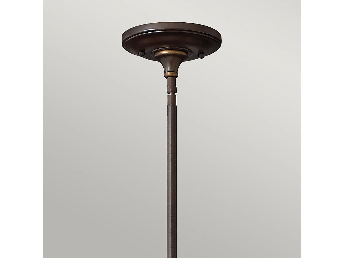 Elstead Mayflower 1 Light Dome Tak Mini Pendel Olde Bronze, E27