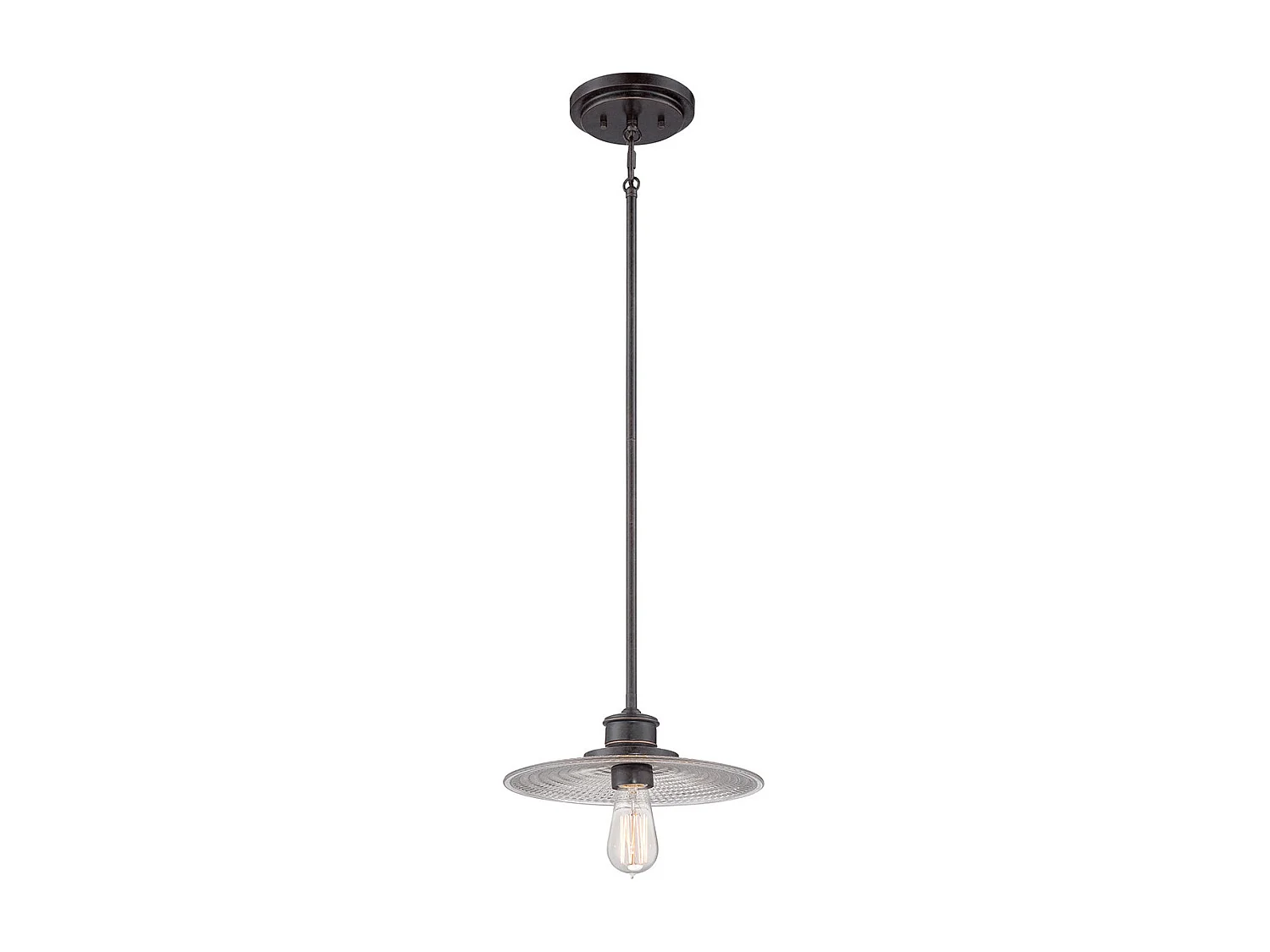 Elstead Admiral 1 Light Dome Tak Mini Pendel Imperial Bronze, E27