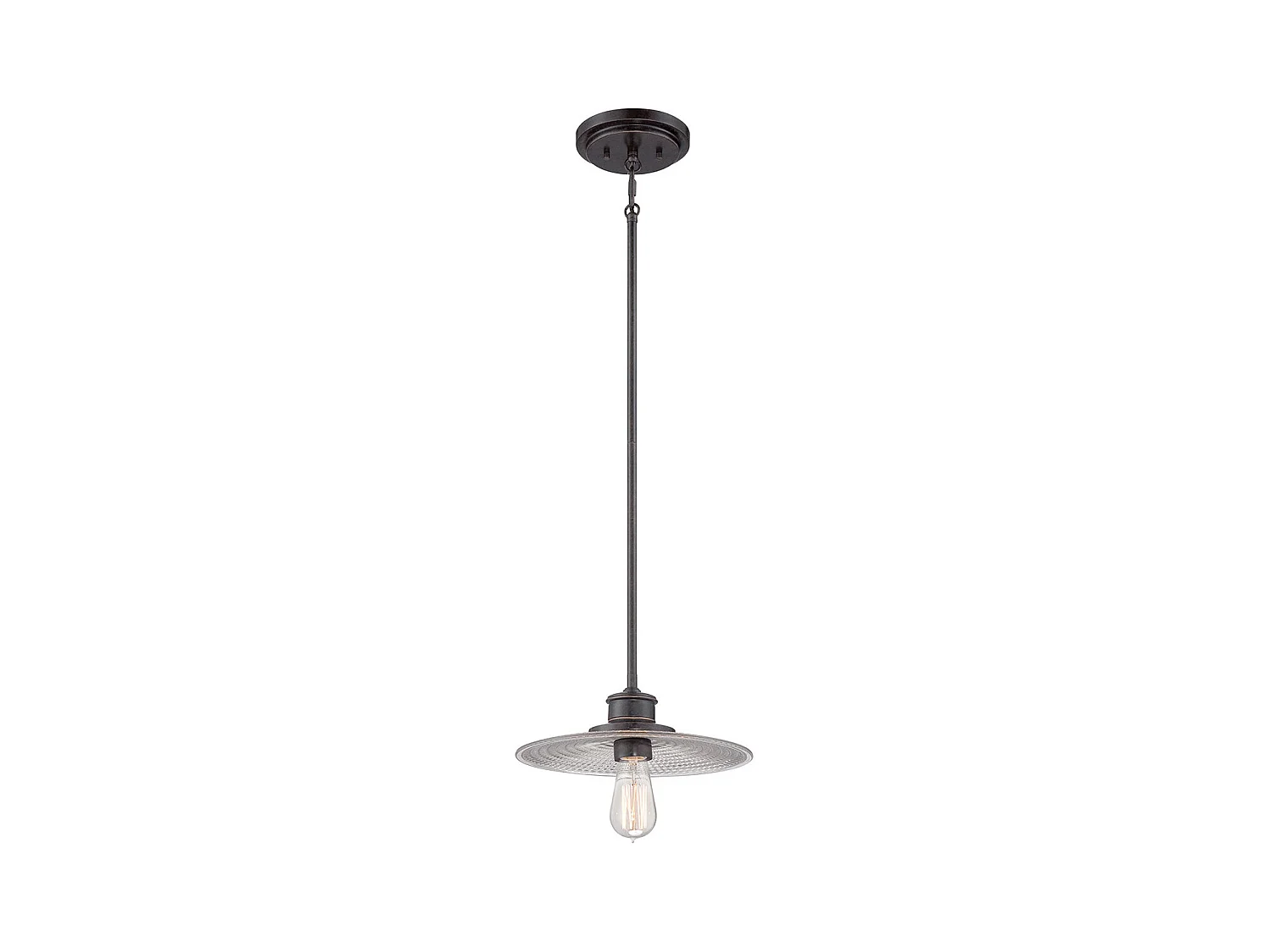 Elstead - 1 licht Dome Decke Mini Anhänger Imperial Bronze, E27