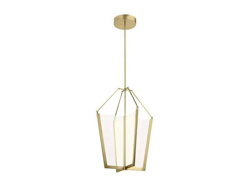 Elstead Kichler Calters Integrierte LED-Pendel-Deckenleuchte Champagnergold, 3000K