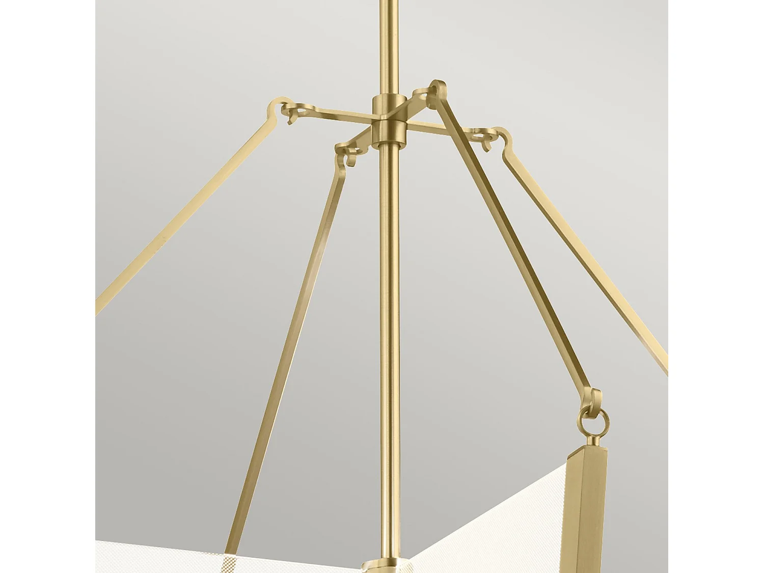 Elstead Kichler Calters Integrierte LED-Pendel-Deckenleuchte Champagnergold, 3000K