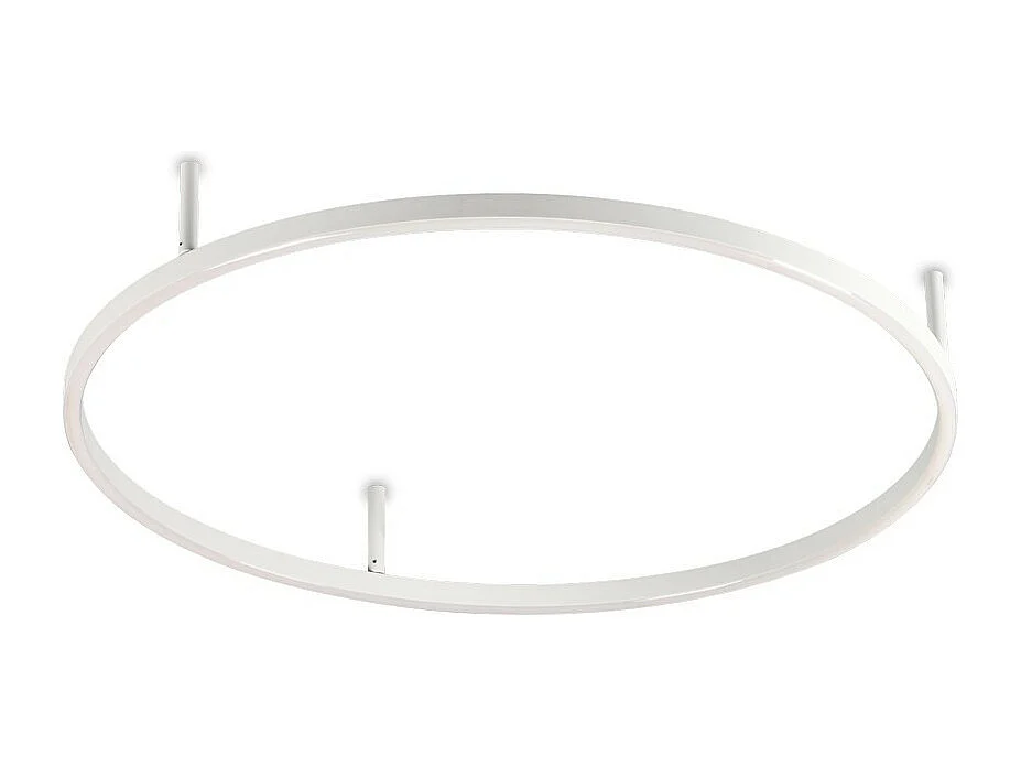 Ideal Lux ORACLE SLIM Plafonnier semi-encastré rond à LED intégré 70 cm non gradable 4 000 K blanc