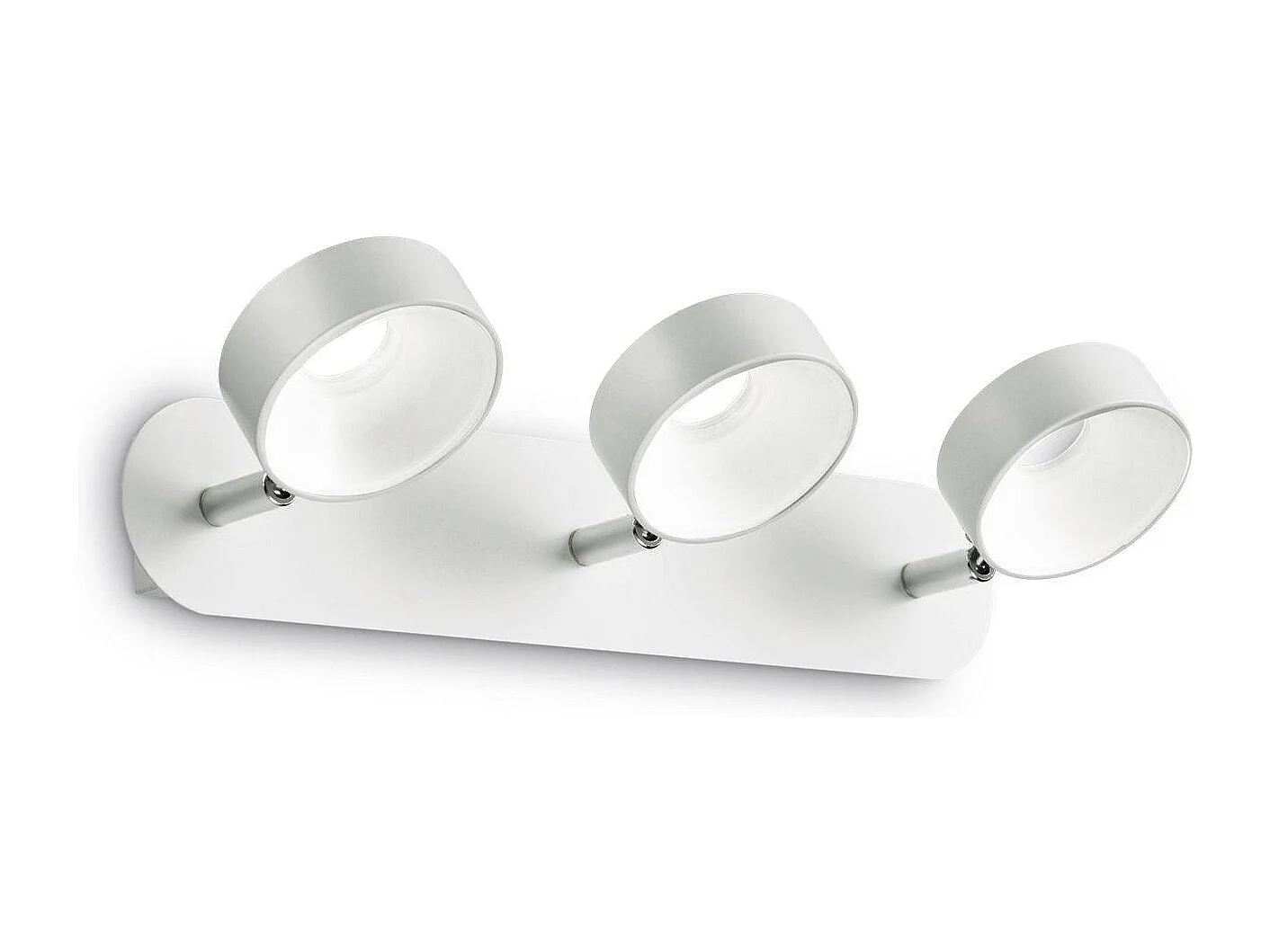 Ideal Lux Oby - Lámpara de techo LED 3 luces Blanca