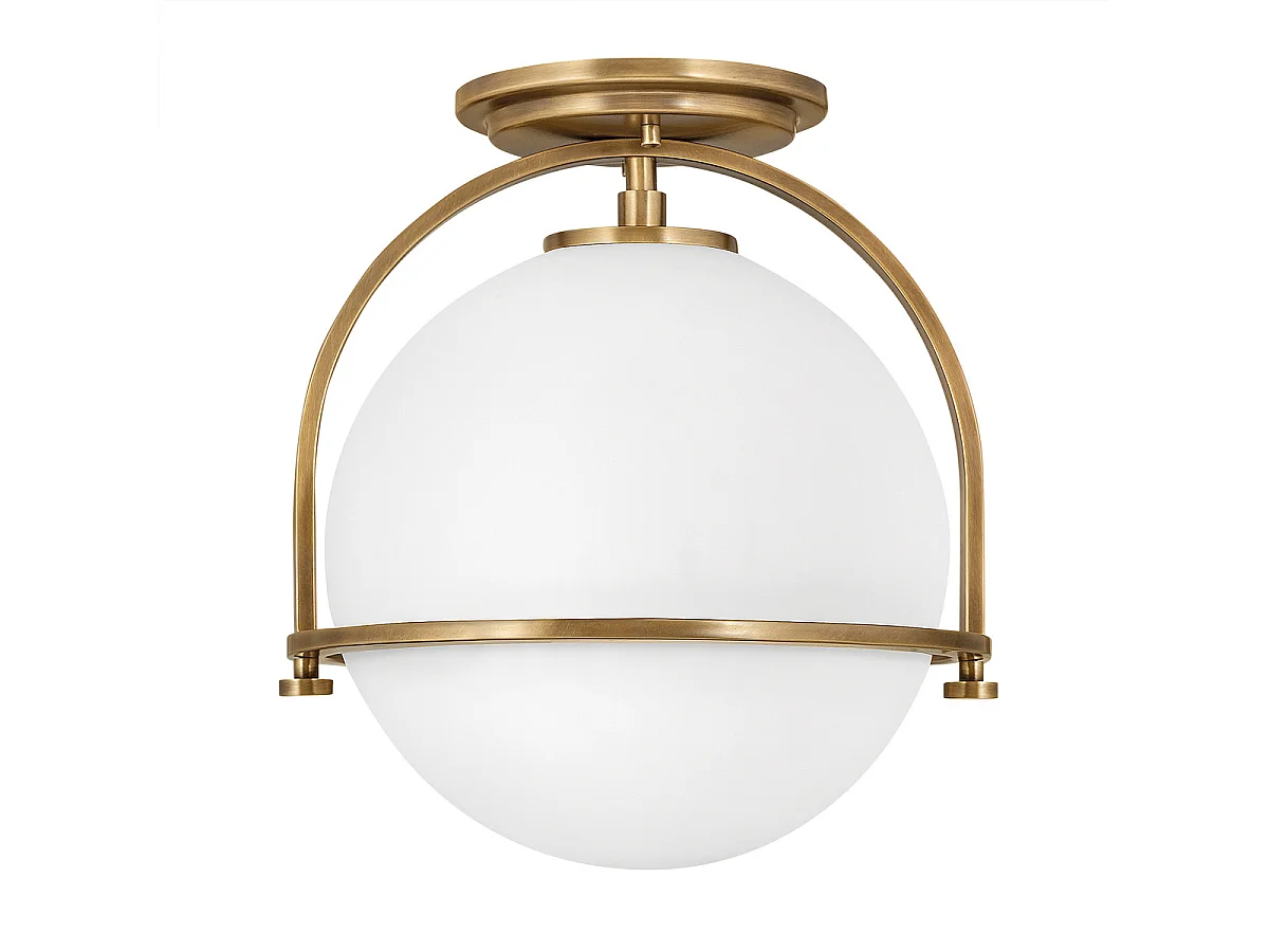 Elstead Hinkley Somerset Globe Takljus Heritage Mässing