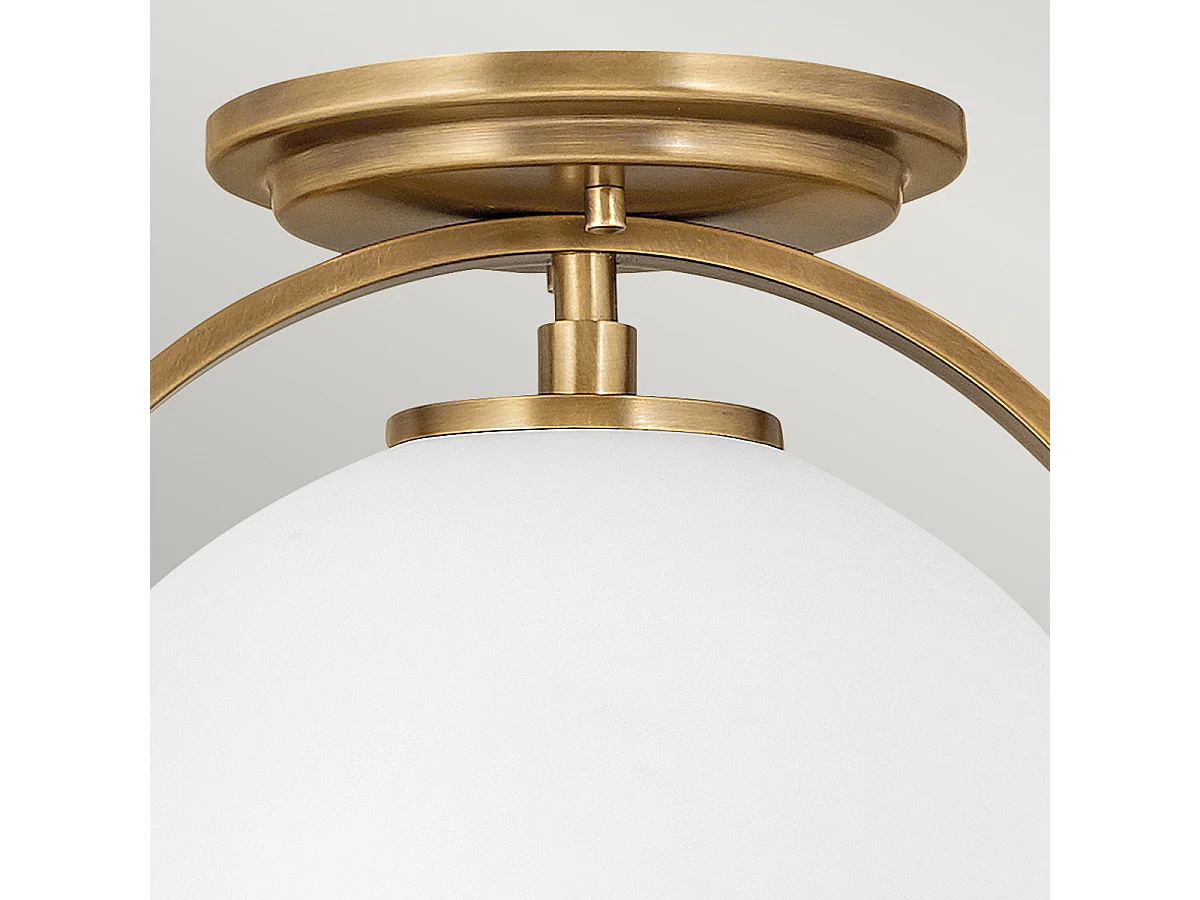 Elstead Hinkley Somerset Globe Takljus Heritage Mässing