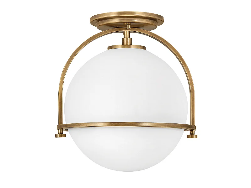 Elstead Hinkley Somerset Globo Plafoniera Heritage Ottone