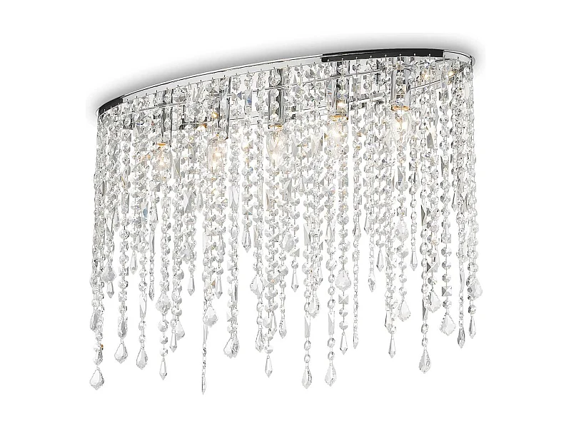 Ideal Lux Rain Clear - 5 licht Large Deckeneinbauleuchte Chrom, E14