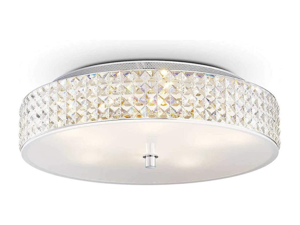 Ideal Lux Roma - 9 licht Large Flush Deckenleuchte Chrom, G9