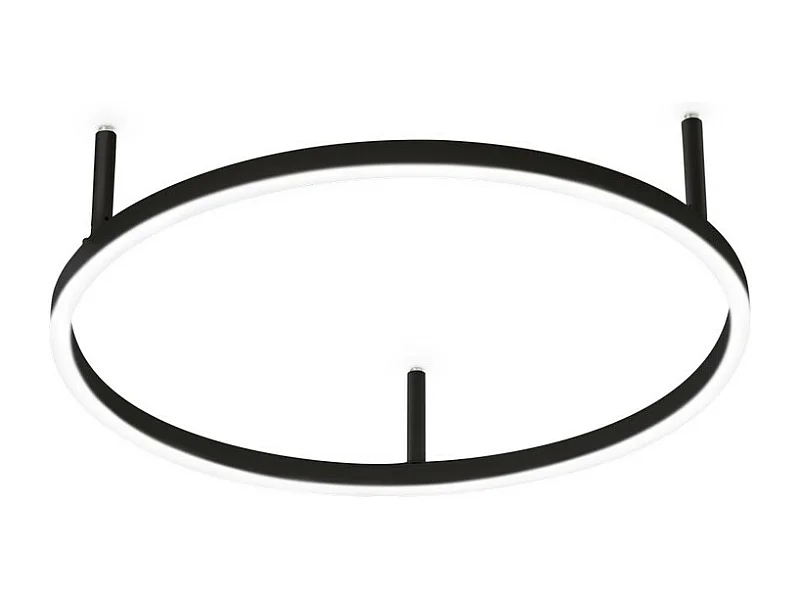 Ideal Lux ORACLE Aro Led Integrado Semi Empotrado Negro 50cm 3000K