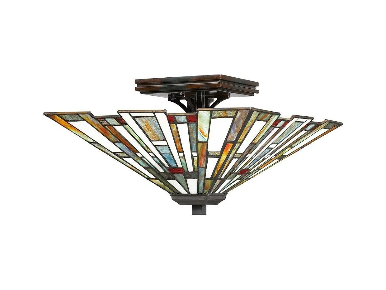 Elstead Quoizel Maybeck Tiffany Valiant-Bronze