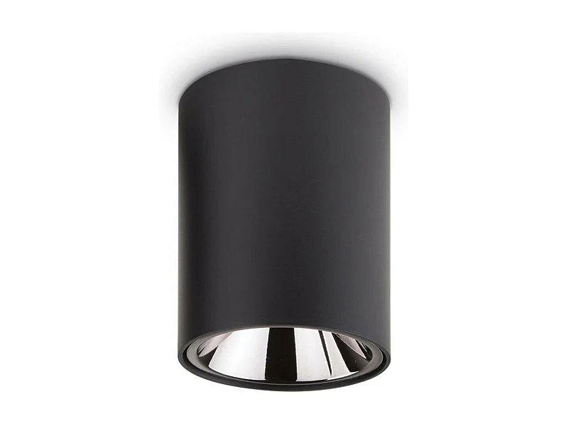 Ideal Lux Nitro - Faretto da incasso a LED a 1 luce rotondo nero