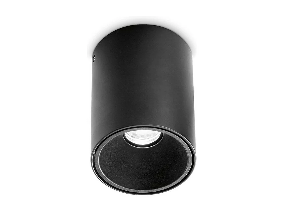 Ideal Lux NITRO Oprawa sufitowa LED montowana na powierzchni, czarna, 2700K