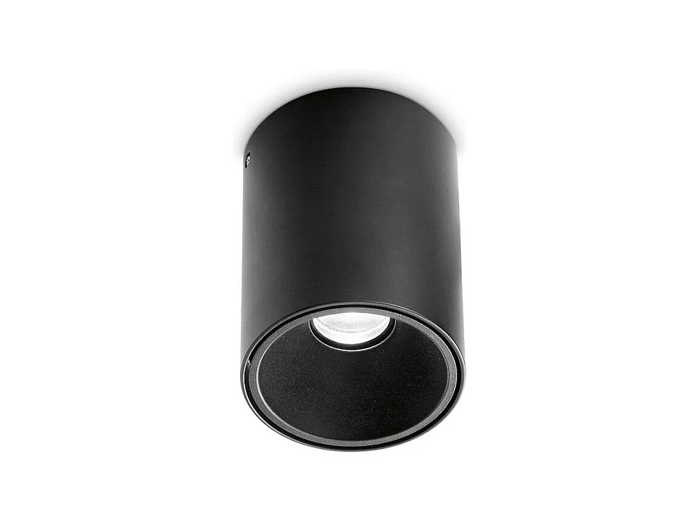 Ideal Lux NITRO Faretto LED da superficie Nero 2700K