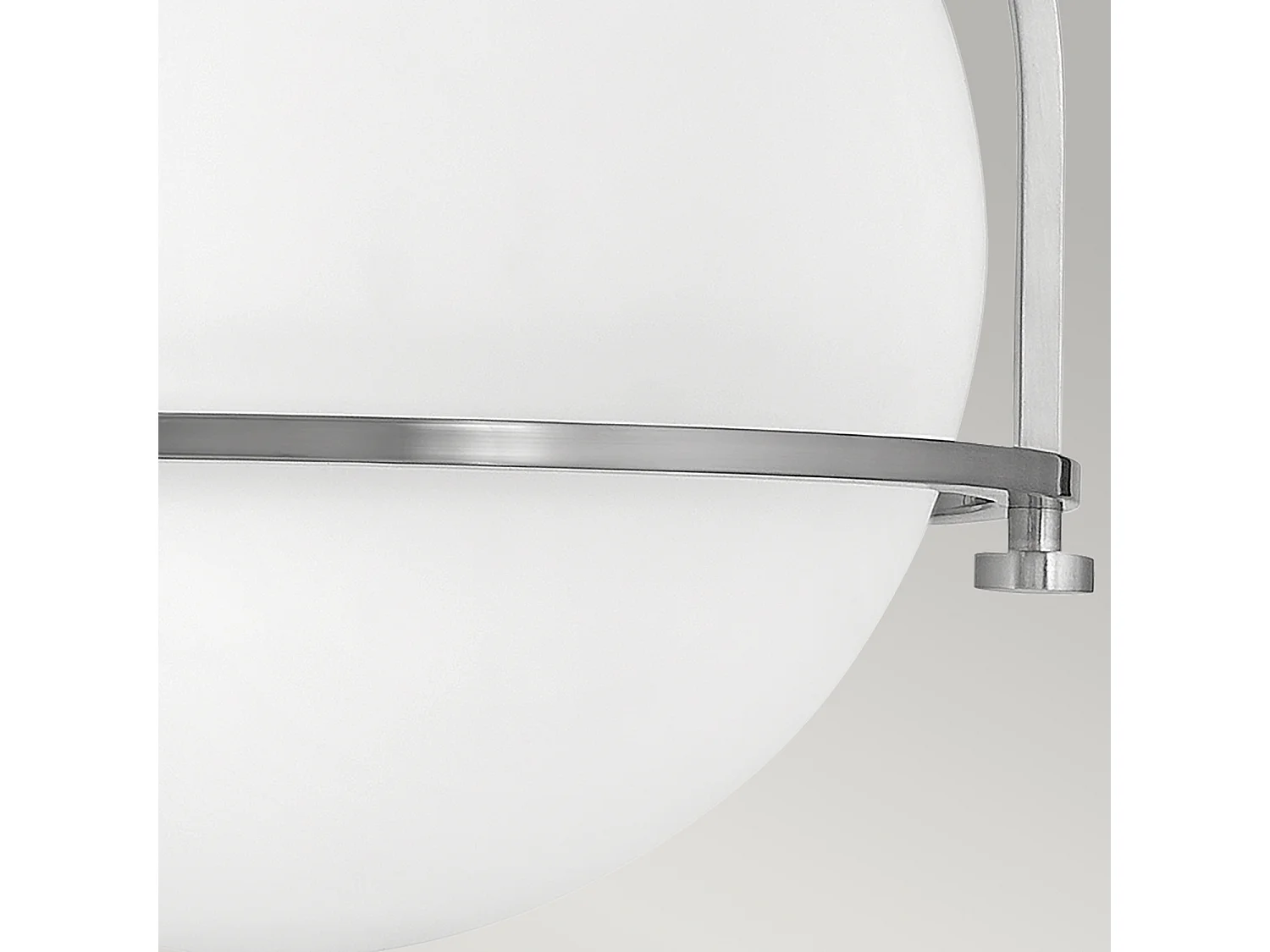 Elstead Hinkley Somerset Globe Plafoniera Nichel spazzolato