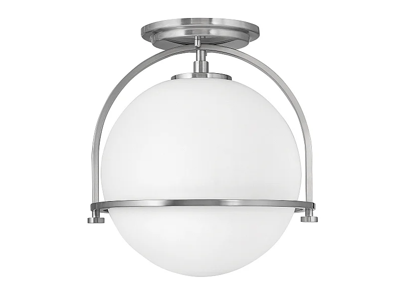 Elstead Hinkley Somerset Globe Taklampa Borstad Nickel