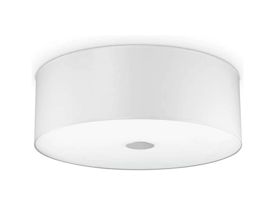 Ideal Lux Woody - Plafoniera a soffitto a 4 luci media bianca, attacco E27
