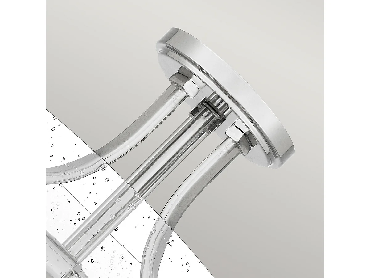 Elstead Quoizel Hollister Bowl Semi-Flush-Deckenleuchte Nickel poliert