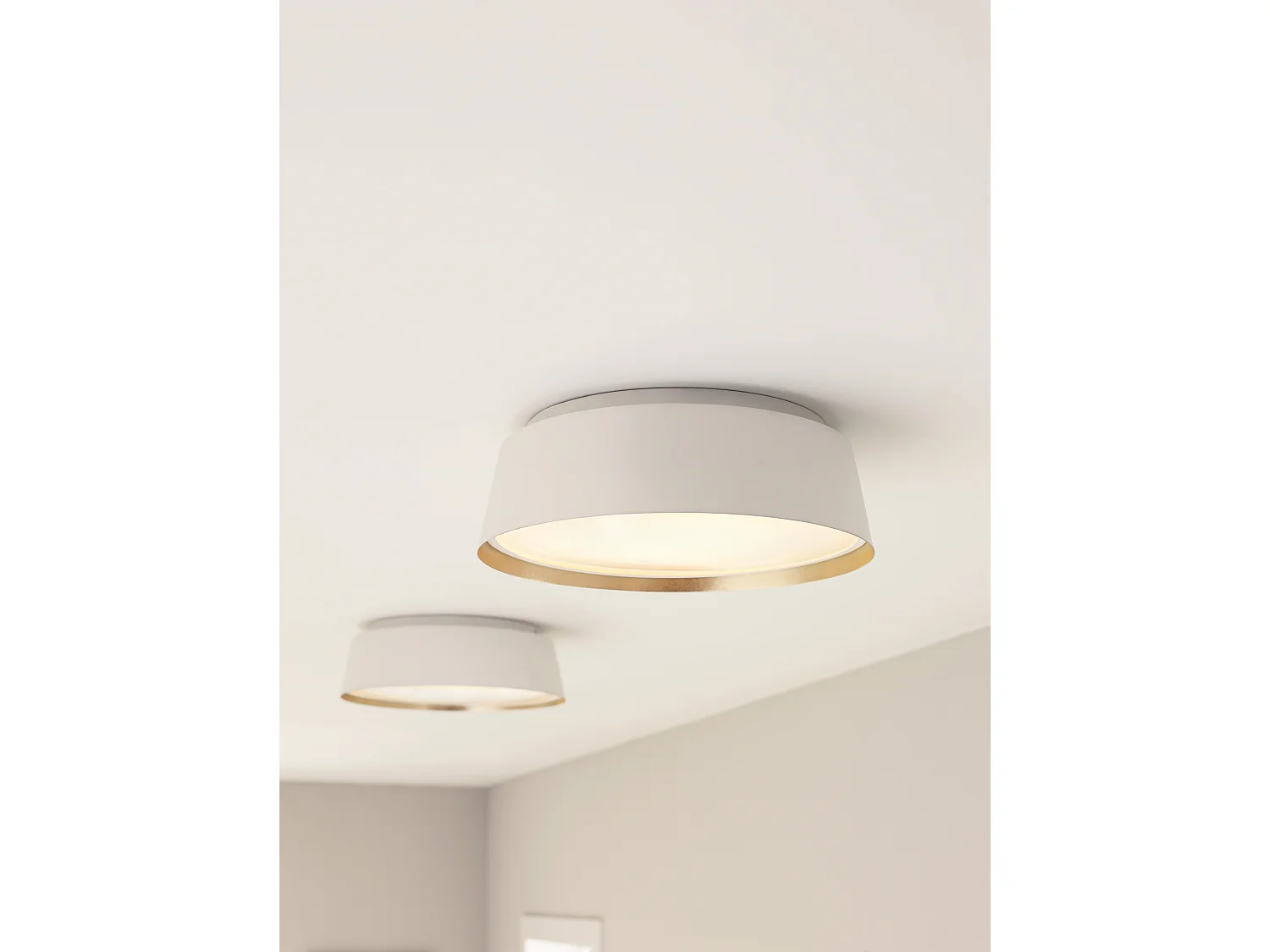 Elstead Asher 3 ljus infälld taklampa, matt vit, E14