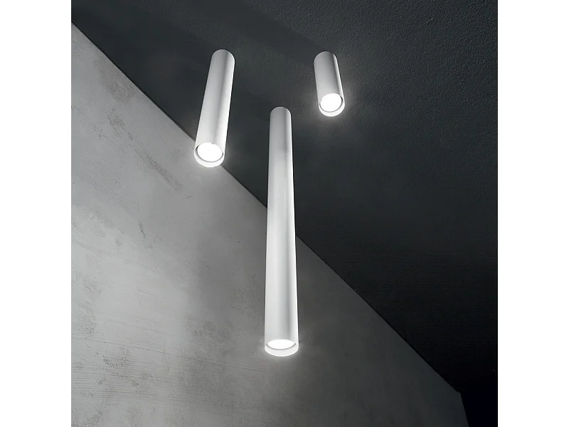 Ideal Lux LOOK Plafonnier intérieur à 1 lumière, blanc, GU10