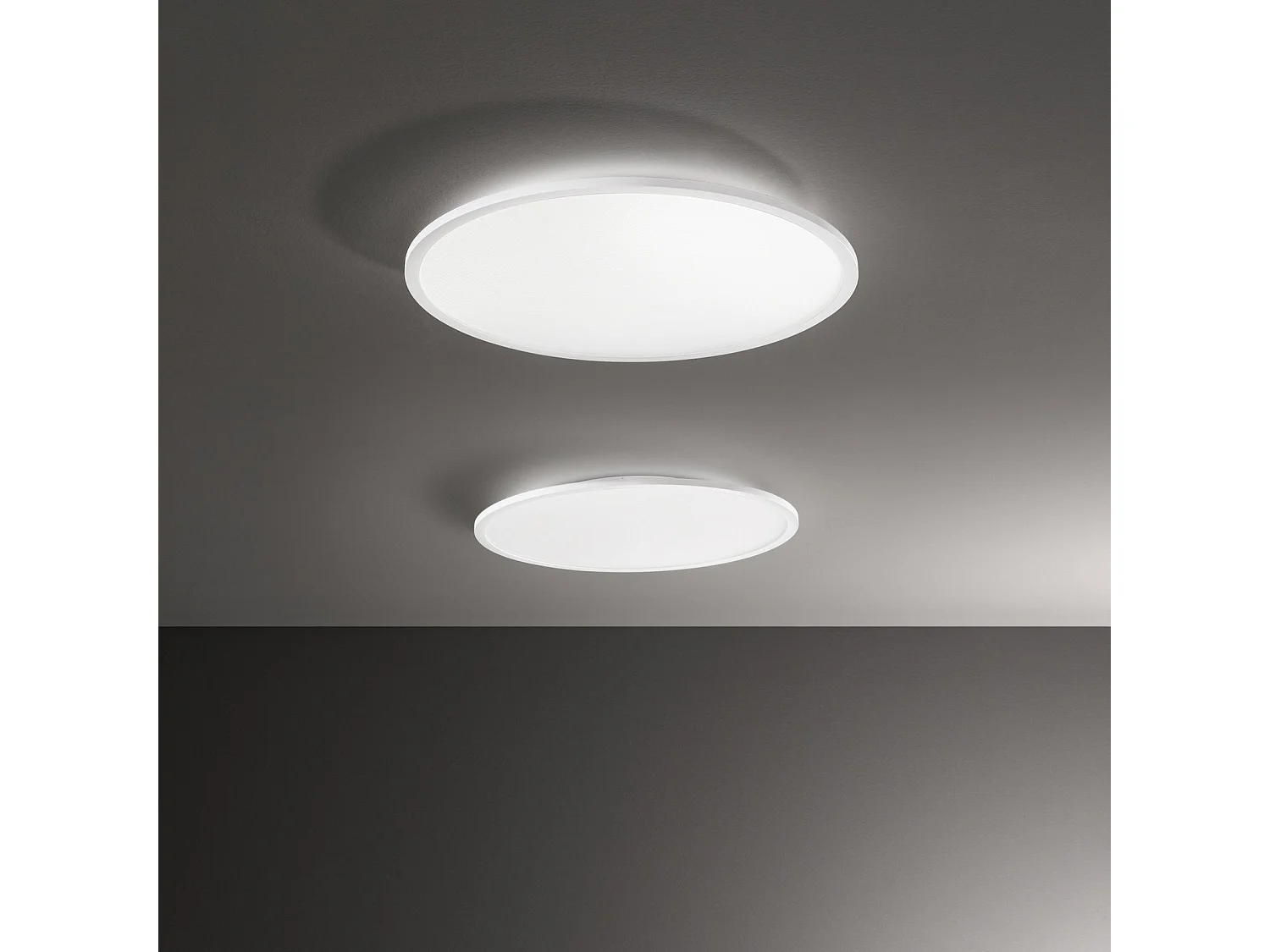 Ideal Lux FLY Smukła 45cm lampa sufitowa LED wpuszczana biała 2700K IP40