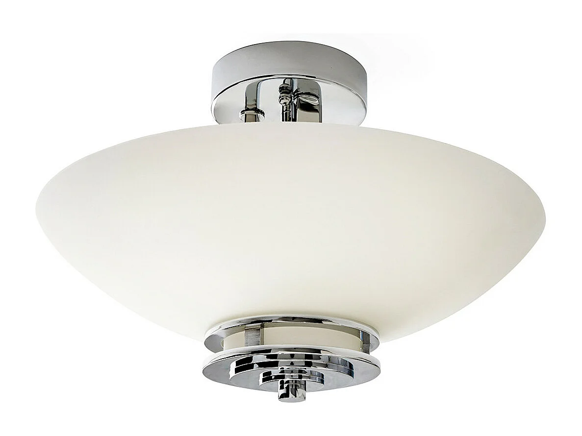 Elstead Hendrik 3 Ljus Semi Spola Badrumstaklampa Polerad Krom IP44, G9