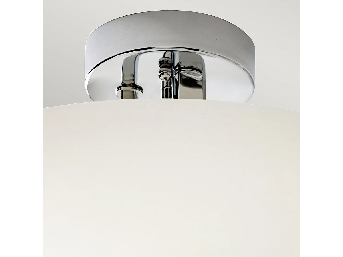 Elstead Hendrik 3 Ljus Semi Spola Badrumstaklampa Polerad Krom IP44, G9