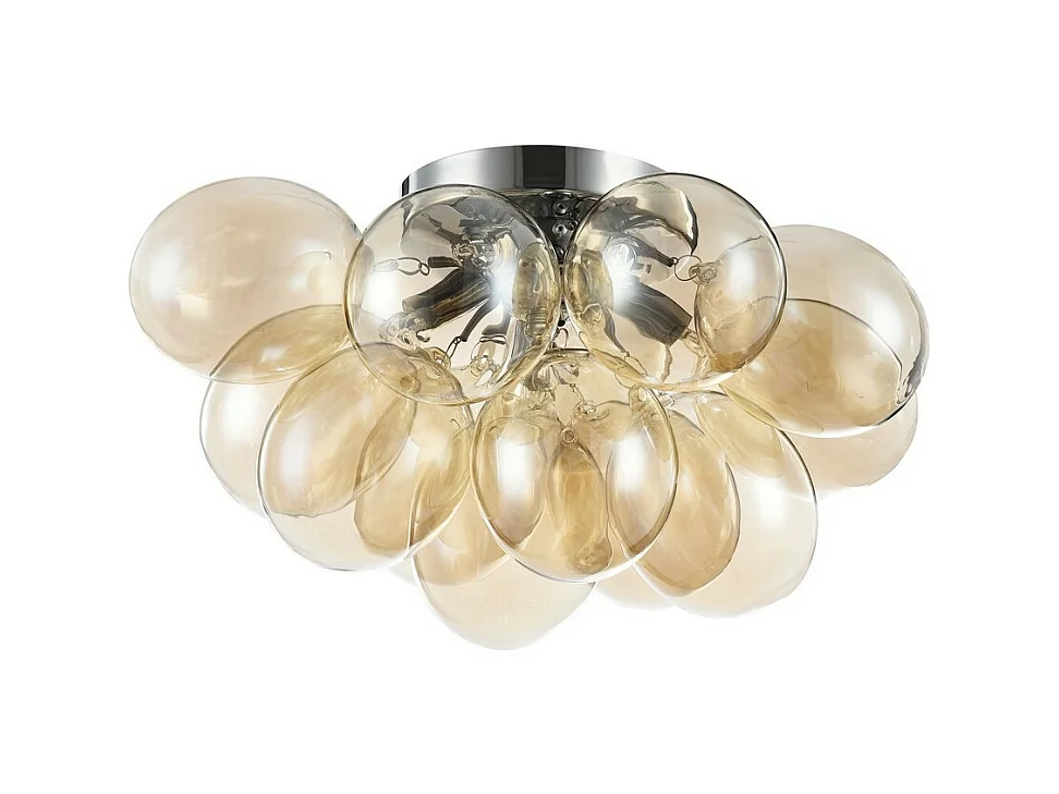 Balbo Plafonnier semi-encastré nickel, 4 lumières, G9
