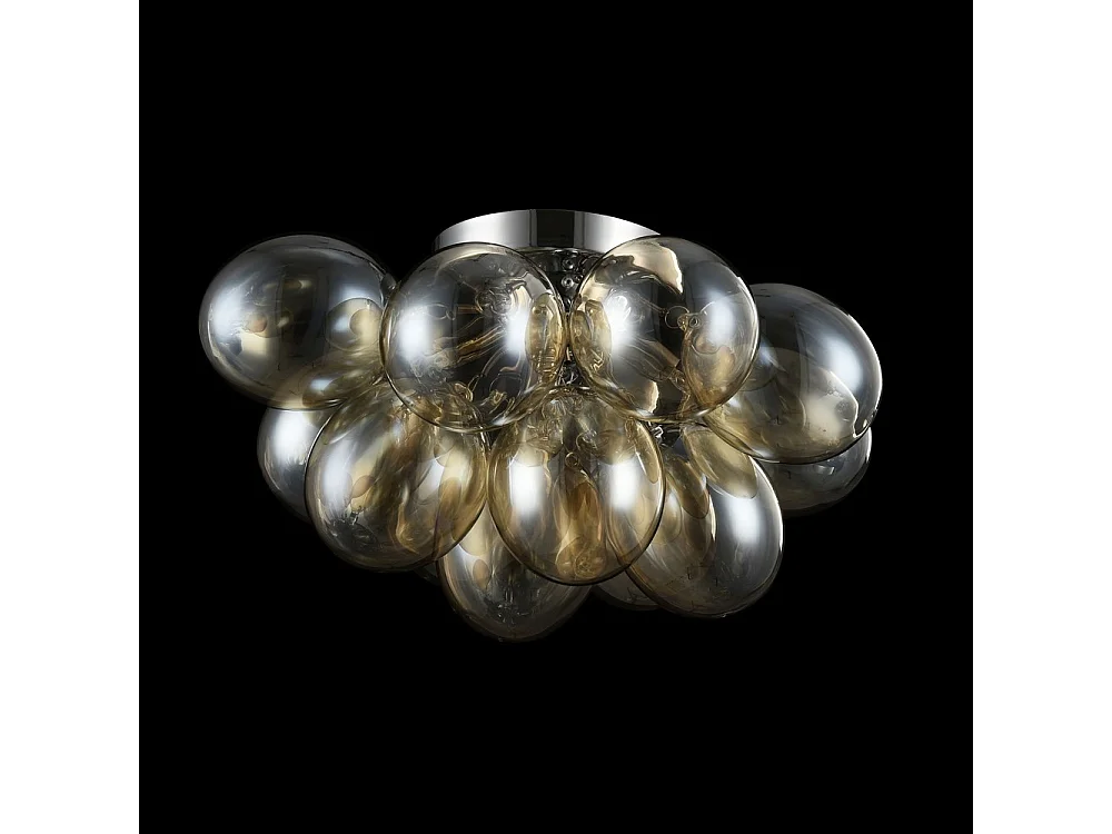 Balbo Plafoniera a Soffitto Semi Incasso Nichel, 4 Luci, G9