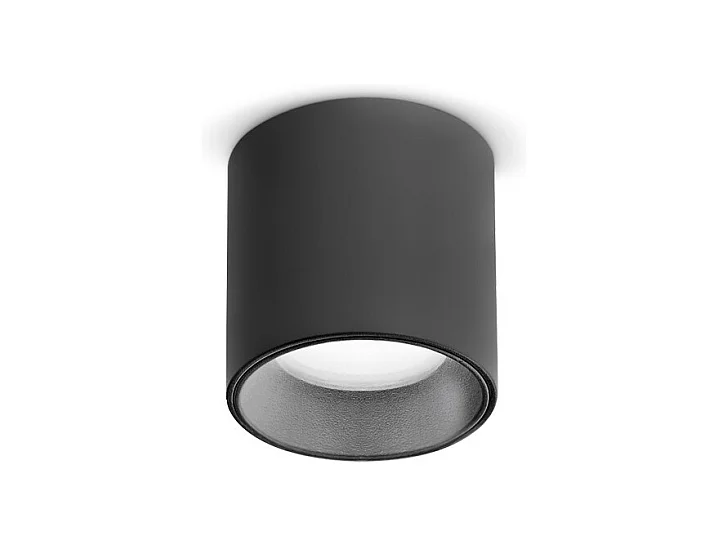 Ideal Lux NITRO Faretto LED dimmerabile da superficie, nero 2700K