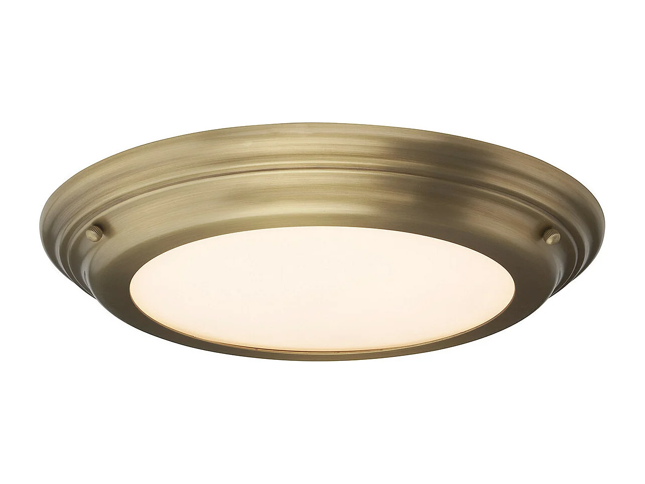 Elstead Welland - LED 1 licht Flush licht - Messing im Alter von